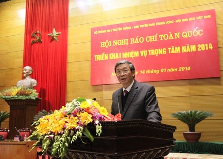 2014年越南全国媒体工作会议在河内举行 - ảnh 1