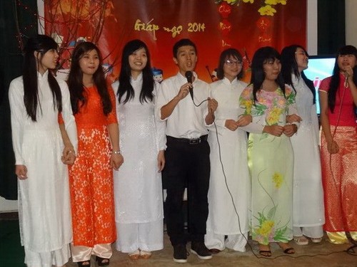 越南驻埃及大使馆为当地越南人举行新春见面会 - ảnh 1