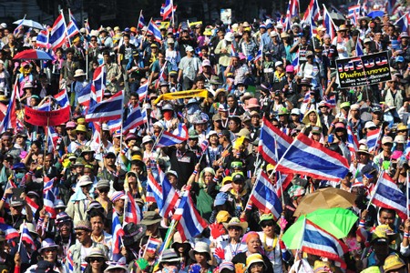 泰国：反政府集会领导人宣布结束“封锁曼谷”行动 - ảnh 1
