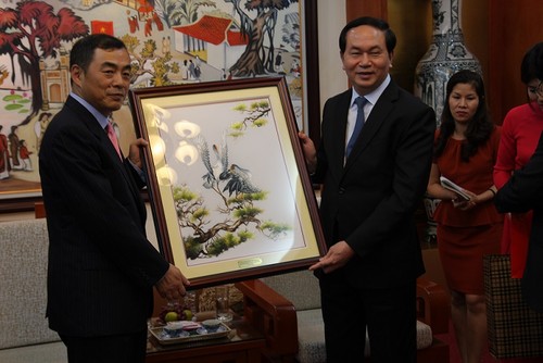 越南公安部长陈大光会见中国和泰国驻越大使 - ảnh 1