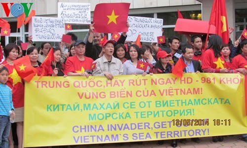 海外越南人继续反对中国 - ảnh 2