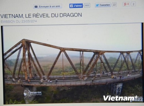  越南独特的美在法国电视节目中绽放 - ảnh 1