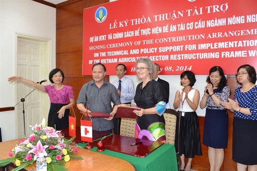 加拿大协助越南重组农业结构 - ảnh 1