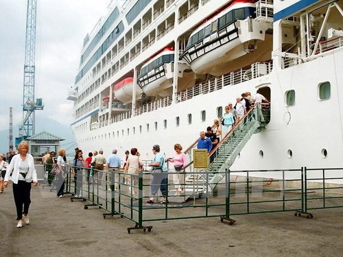 2500名外国游客抵达真梅港游览承天顺化省 - ảnh 1