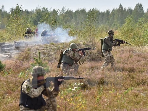 三百名美国伞兵赴乌克兰帮助训练乌国民警卫队 - ảnh 1