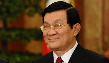 越南国家主席张晋创出席亚非峰会 - ảnh 1