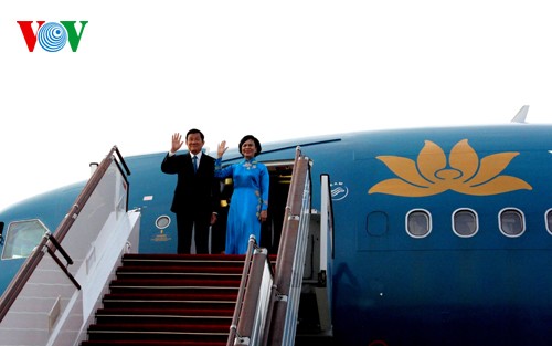 越南国家主席张晋创开始对阿塞拜疆进行正式访问 - ảnh 1