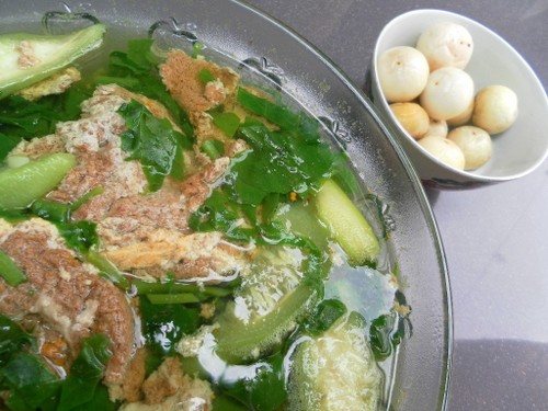 越南乡村风味美食——田蟹汤 - ảnh 3