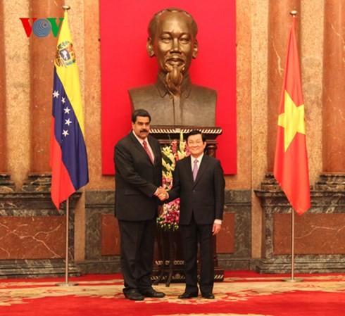 越南国家主席张晋创同委内瑞拉总统马杜罗举行会谈 - ảnh 1