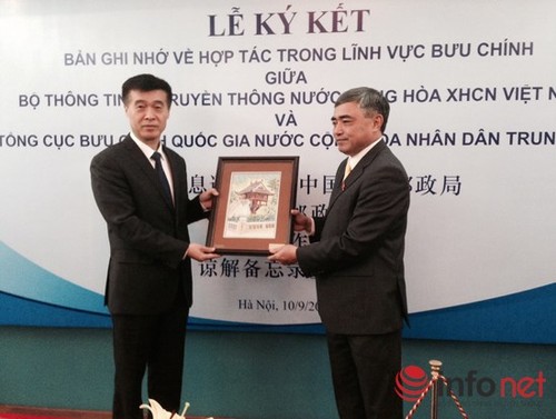 越南通讯传媒部与中国国家邮政局加强合作 - ảnh 1