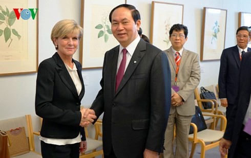 越南公安部长陈大光与澳大利亚执法机关领导人举行会谈 - ảnh 1