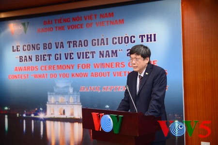 本台举行2015年“您对越南知多少”知识竞赛颁奖仪式 - ảnh 2