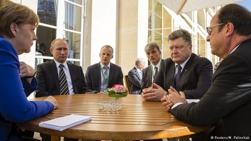 “诺曼底模式”四国呼吁实施有关乌克兰问题的明斯克协议 - ảnh 1