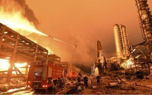 中国山东省的一家化工厂爆炸 - ảnh 1