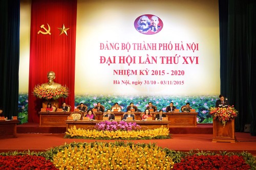 越南共产党河内市第十六次代表大会开幕 - ảnh 1