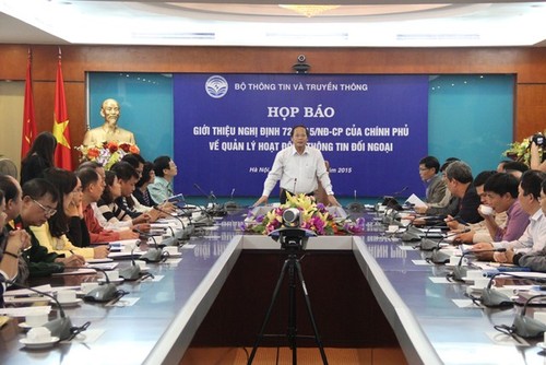 越南加强对外信息活动管理 - ảnh 1