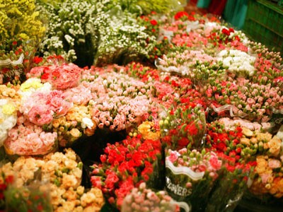 广霸花卉夜市——河内市的独特集市 - ảnh 3