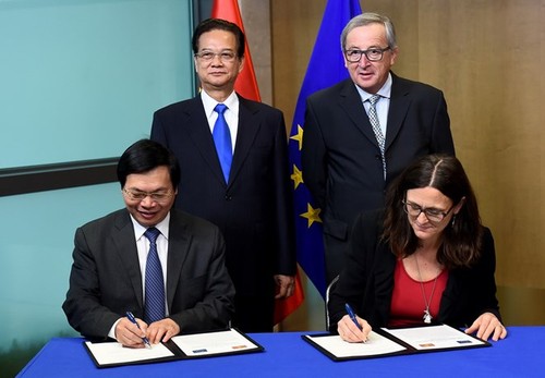 越南与欧盟正式结束越欧自贸协定谈判 - ảnh 1