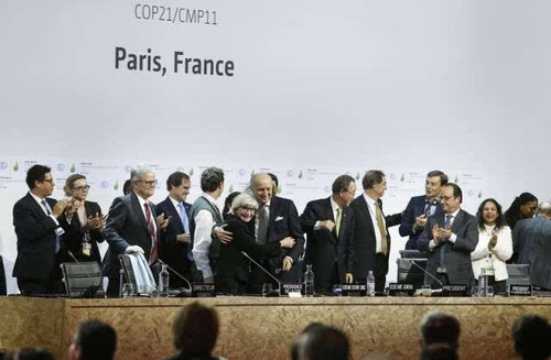 巴黎气候变化大会通过全球气候新协定 - ảnh 1