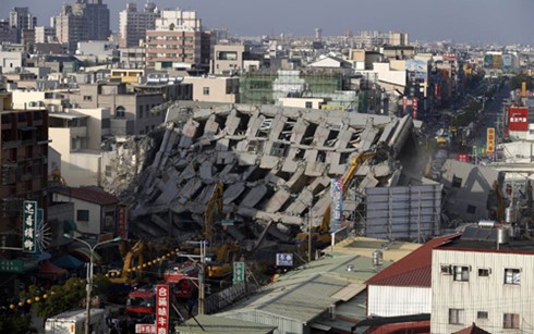 中国台湾地震死亡人数增至116人 - ảnh 1