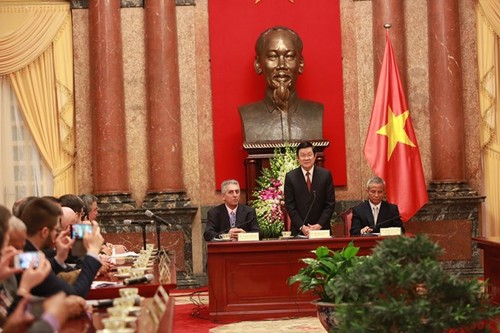 越南国家主席张晋创会见世界工会联合会秘书长马瑞克斯 - ảnh 1