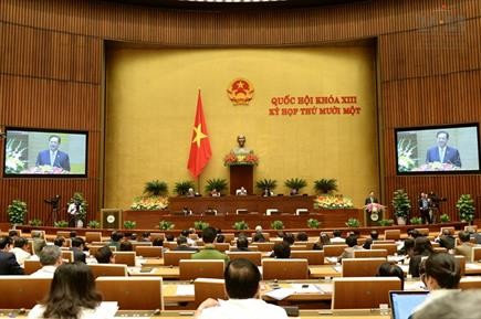 越南国会讨论社会经济发展情况 - ảnh 1