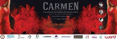 法国最著名的歌剧《卡门》在胡志明市上演 - ảnh 1