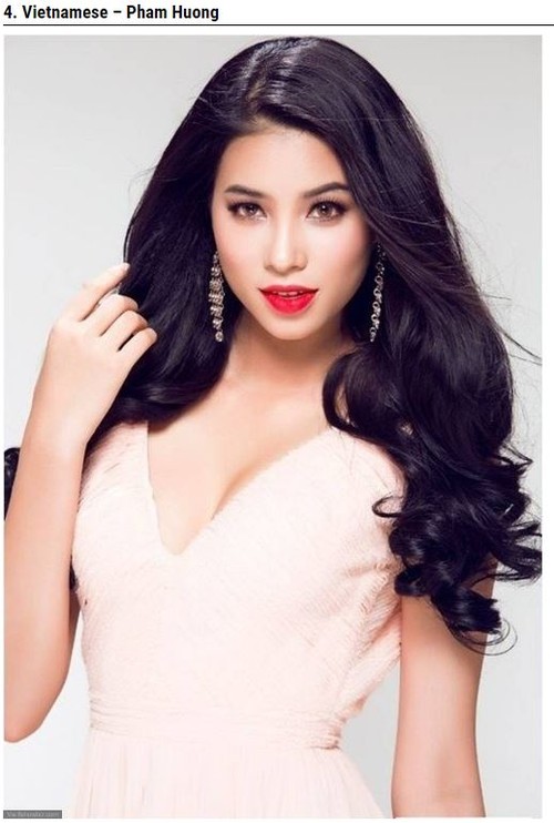 2015年越南环球小姐范香入选全球30位最美女性排行榜 - ảnh 1