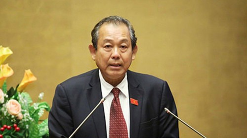 越南政府副总理张和平礼节性拜会意大利众议院议长罗伯托·菲科 - ảnh 1
