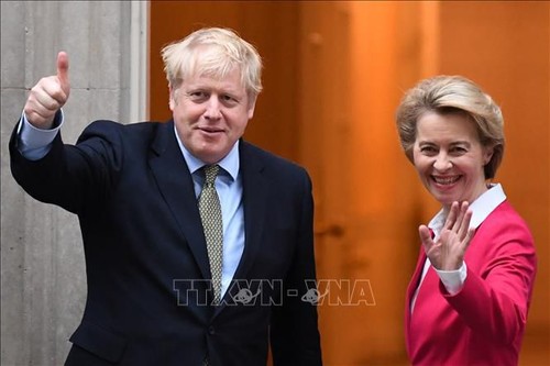 英国与欧盟领导人努力打破英国脱欧后贸易谈判的僵局 - ảnh 1