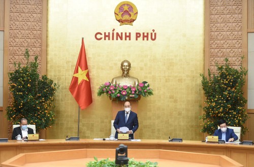 越南政府总理阮春福主持新年政府常务会议 - ảnh 1