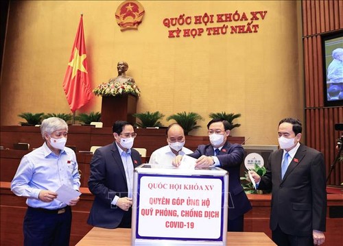 将一些防疫措施纳入越南十五届国会一次会议的决议 - ảnh 1