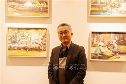 韩国教师举办越南风土人情画展    给人留下深刻的印象 - ảnh 1
