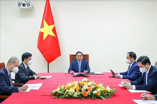 越南政府总理范明政向老挝和柬埔寨致以传统节日祝贺 - ảnh 1