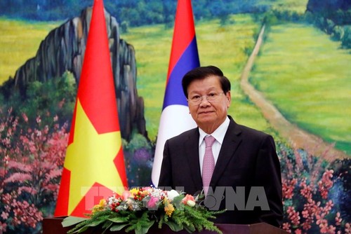 越老关系60年：老挝媒体隆重发表两国领导人声明 - ảnh 1