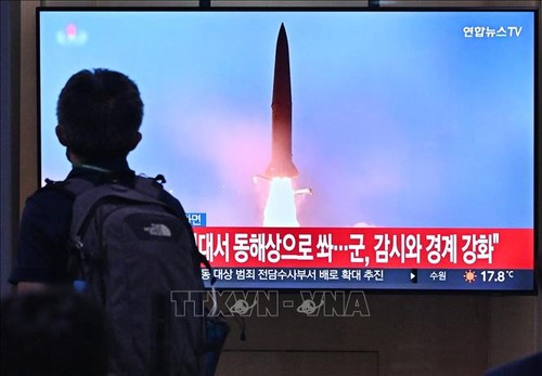 韩美日反对朝鲜发射导弹 - ảnh 1