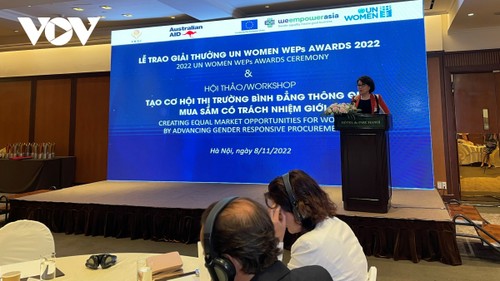 2022年“ 赋权予妇女原则”颁奖仪式在越南举行 - ảnh 1