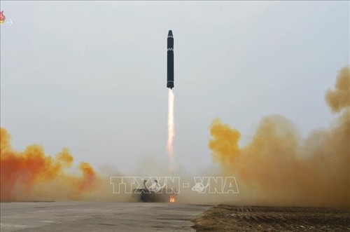 朝鲜试射导弹后，美国与日本、韩国举行双边空中军演 - ảnh 2