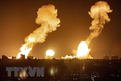  以色列南部遭从加沙发射的火箭弹袭击 - ảnh 1