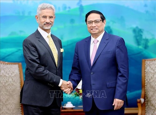 越南政府总理范明政会见印度外长 - ảnh 1