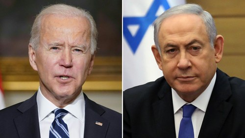 美国总统与以色列总理通电话 - ảnh 1