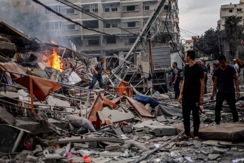 哈马斯-以色列冲突：西方国家发表联合声明呼吁保护平民 - ảnh 1