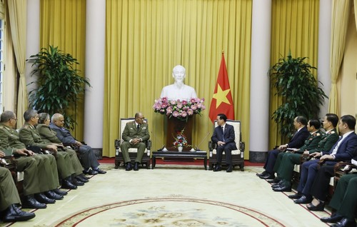 越南国家主席会见古巴​革命武装力量部副部长兼总参谋长索托隆戈 - ảnh 1