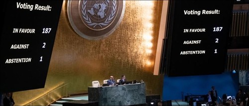  联合国大会通过决议反对美国对古巴的封锁和禁运 - ảnh 1