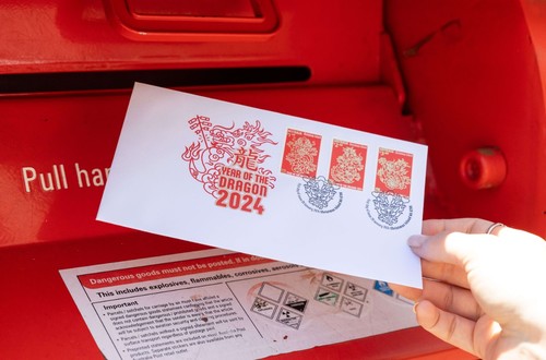 澳大利亚邮政发行2024年甲辰年春节邮票 - ảnh 1
