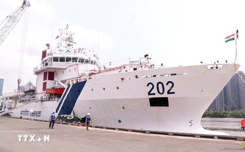 印度海上警卫队船只访问胡志明市 - ảnh 1