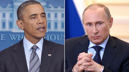 Presiden Rusia dan Amerika Serikat melakukan pembicaraan via telepon untuk berbahas tentang cara menangani krisis di Ukraina - ảnh 1