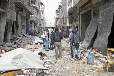 Suriah membasmi kira-kira 80 anasir pemberontak di provinsi Homs - ảnh 1
