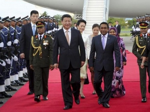 Presiden Tiongkok, Xi Jinping melakukan kunjungan di Asia Selatan - ảnh 1