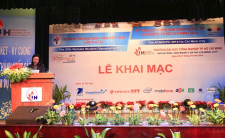 Pembukaan Olympiade Informatika Mahasiswa Vietnam ke-23 - ảnh 1